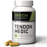 Epoch Nutrition Sciences Tendon Medic: botella de cápsulas para movilidad diaria.