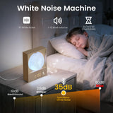 Epochleno snooze inteligente, pausa de 10 minutos para despertar progresivo.
