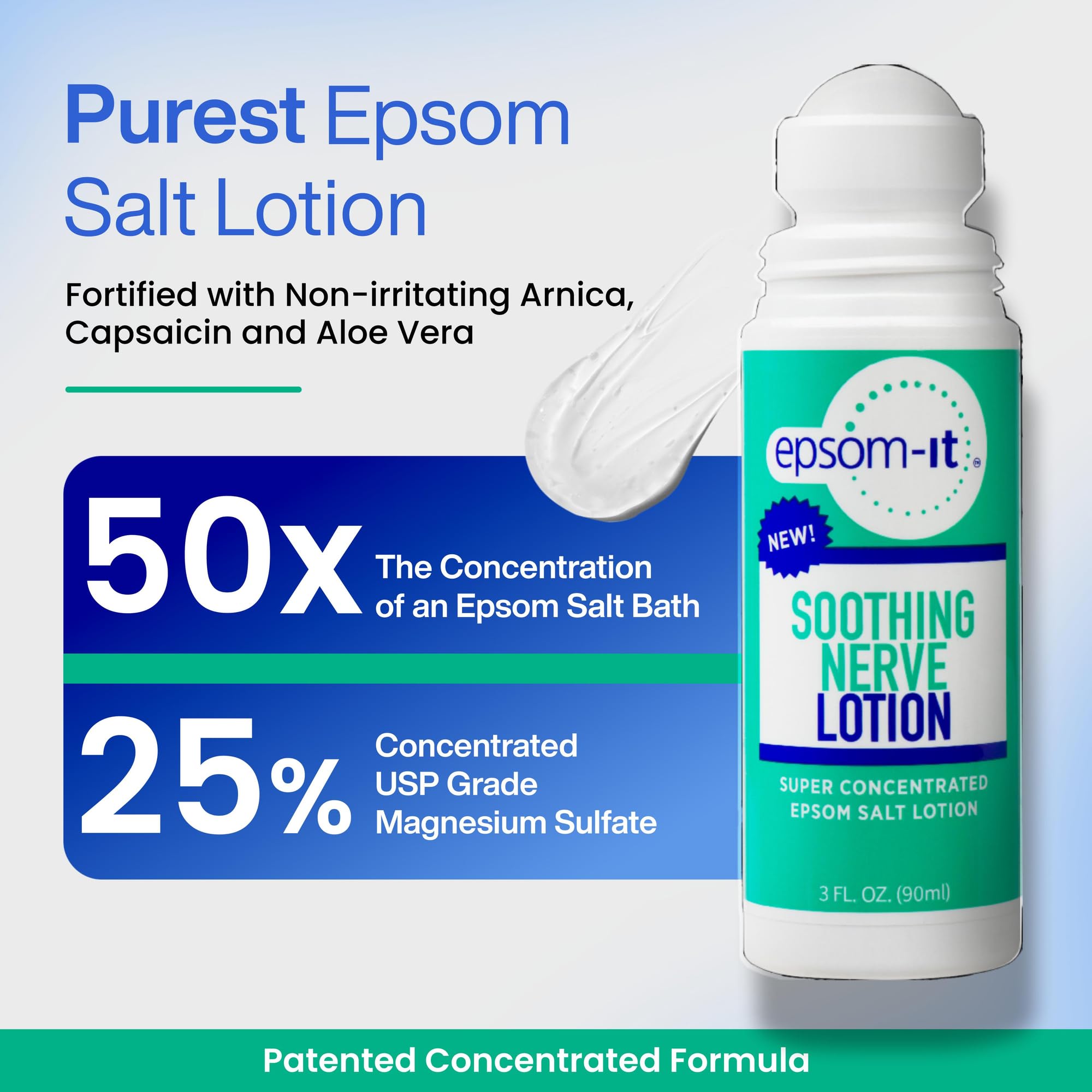 EPSOM-IT crema-magnesio Arnica Capsaicina Aloe para dolor ligero.