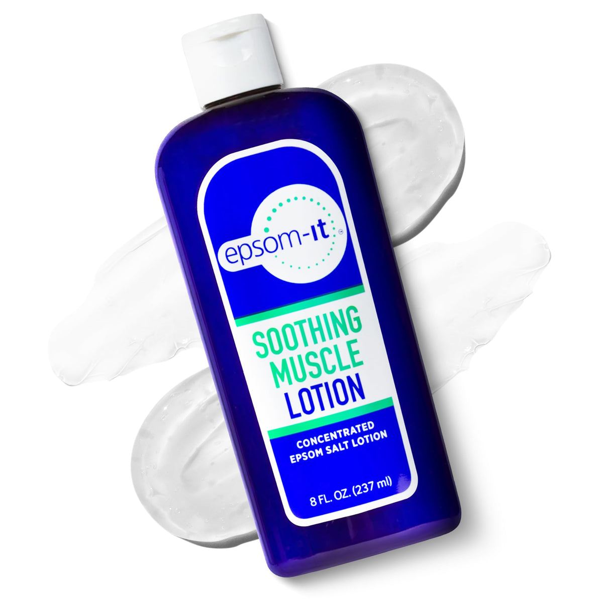 Epsom-It loción muscular con arnica, relajación suave tras entrenamientos.