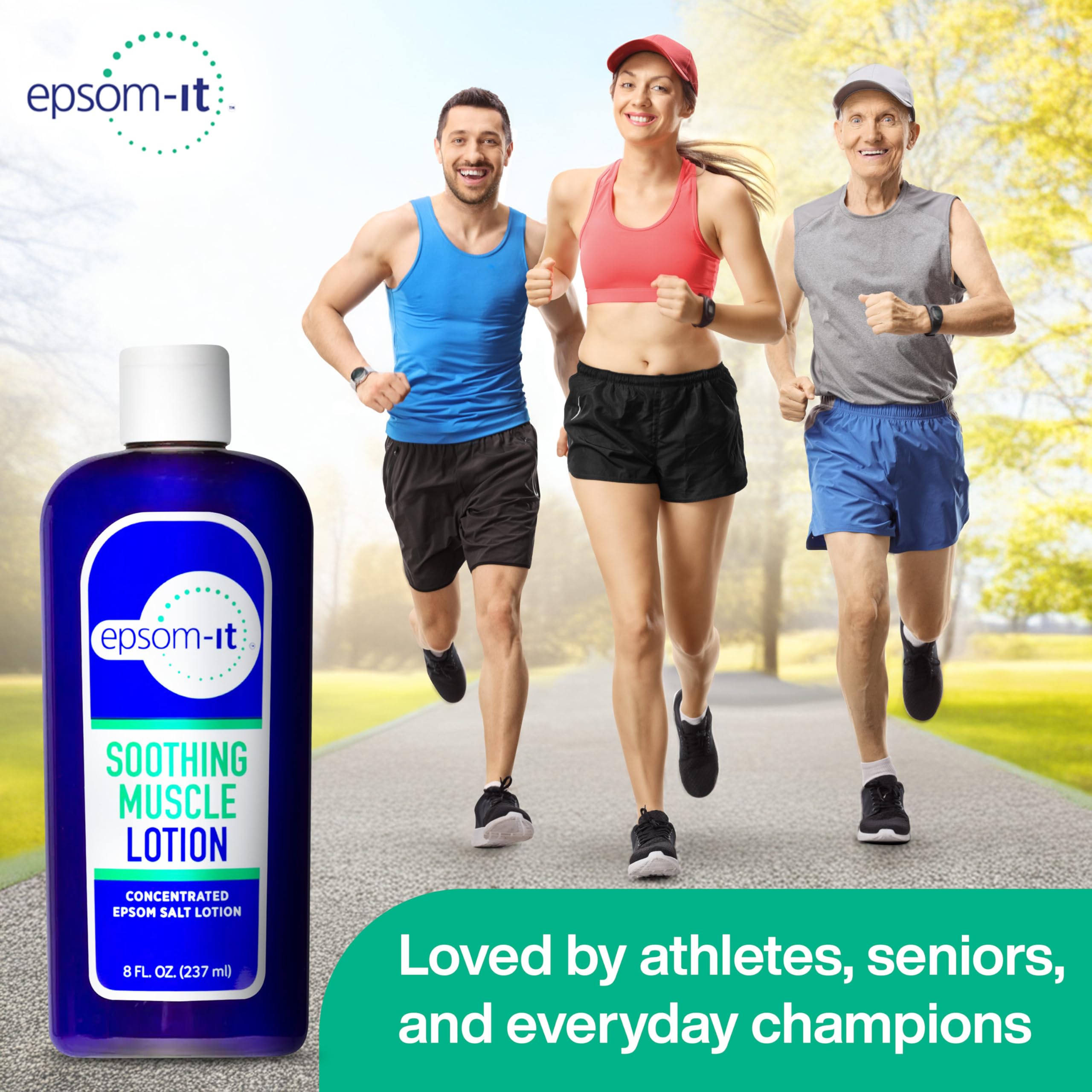 Epsom-It para zonas afectadas: piernas y pies.