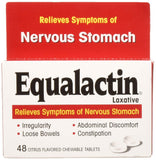 Equalactin tabletas masticables 48 tabletas en empaque práctico para el día a día.
