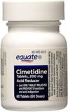 Equate Cimetidina 200 mg blíster de tabletas recubiertas para uso diario