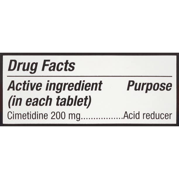 Equate Cimetidina 200 mg uso diario recomendado