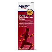Equate ungüento calmante para dolor, aplicado con la mano para áreas tensas.