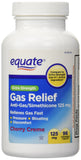 Equate Gas Relief: tableta masticable sabor cereza crema para alivio de gases.