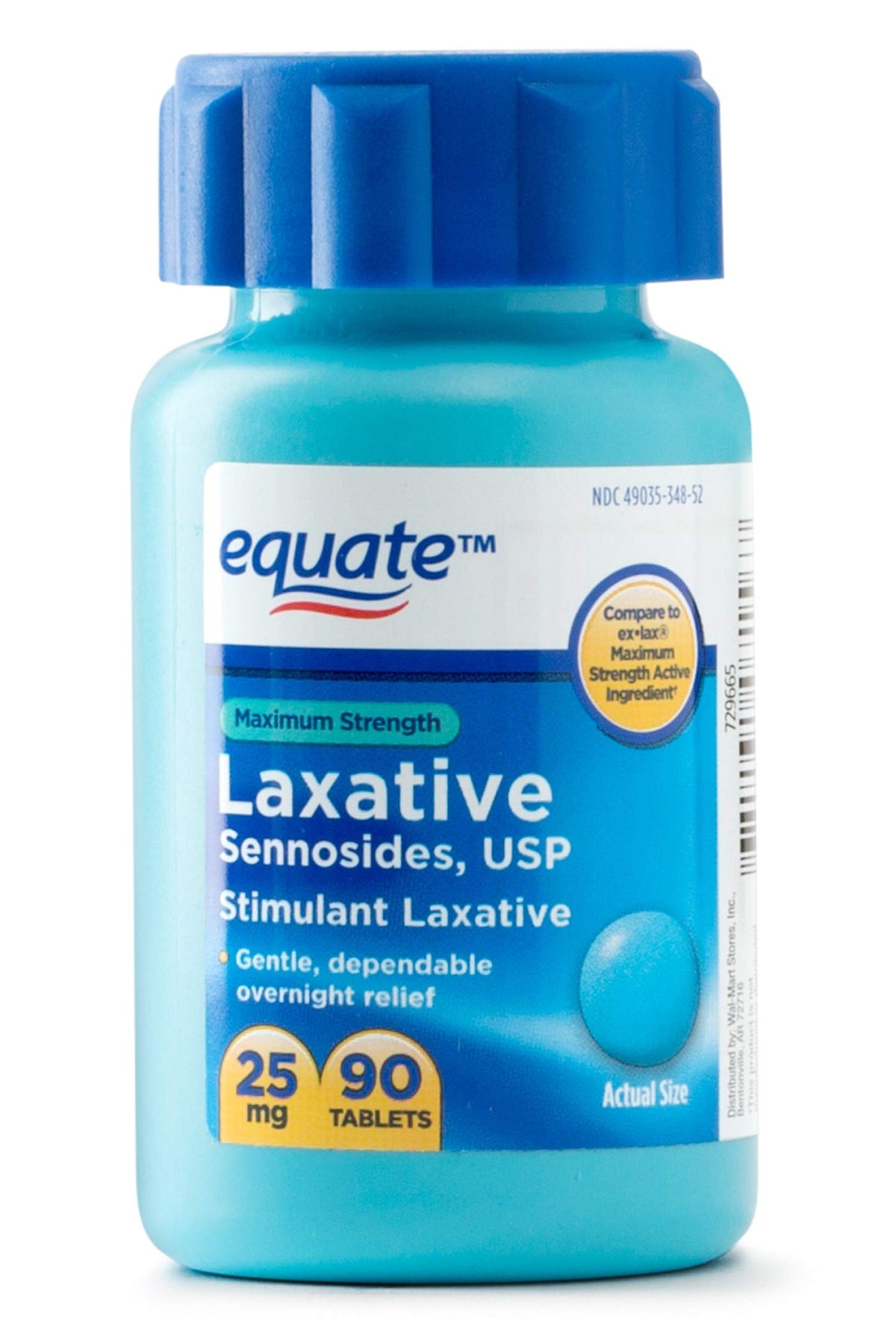 Equate laxante de máxima potencia: botella para uso ocasional.