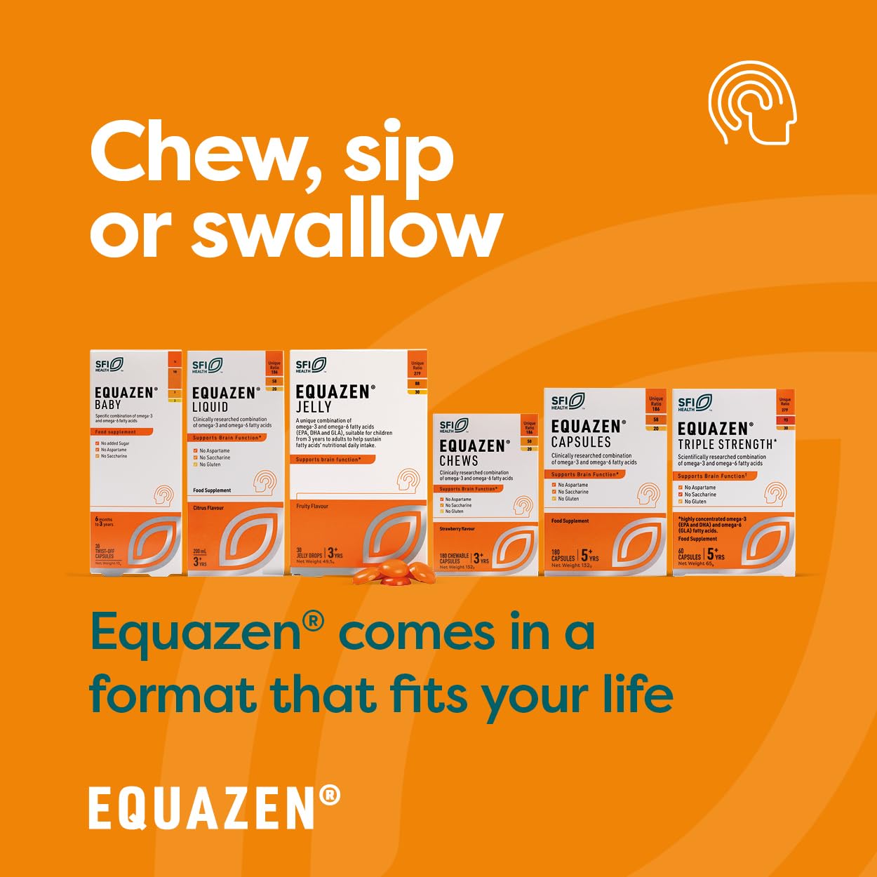 Equazen Eye Q Chews uso diario, posible apoyo a hábitos saludables.