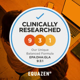 Equazen Eye Q Omega 3 & 6: dosis diaria recomendada para la ingesta.
