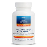 Equilife Vitamina C de espectro completo en cápsulas para apoyo antioxidante diario.
