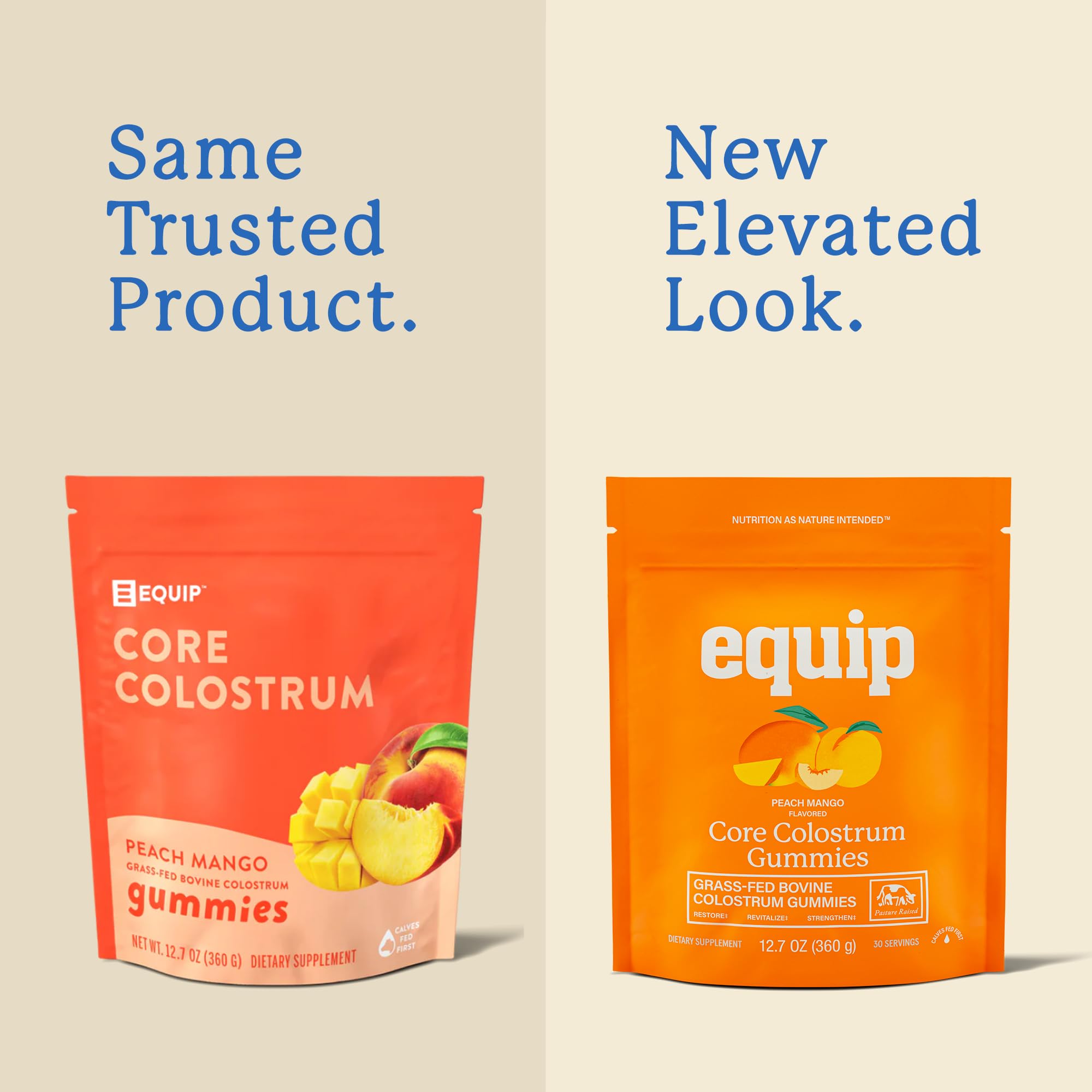 Gomitas Equip Foods Core sabor durazno mango, snack sabroso y conveniente