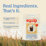 Envase práctico de Prime Protein para almacenamiento sencillo.