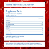 Equip Prime Protein sabor fresa, opción apta para dietas keto.