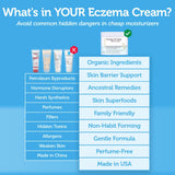 Era Organics bote de crema, práctico para uso familiar.