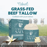 Erbaid grasa de res nutritiva para piel seca y áspera.