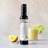 Erbology Aceite de Cardo Mariano, vertido sobre ensalada, sabor ligero