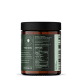 Erbology Chlorella en polvo, etiqueta nutricional clara para consulta rápida.