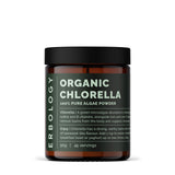 Erbology Chlorella en polvo con empaque sostenible, útil para detox y nutrientes.