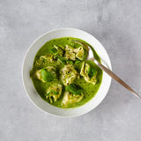 Erbology Chlorella en polvo en sopa o aderezo, fácil de integrar en comidas.