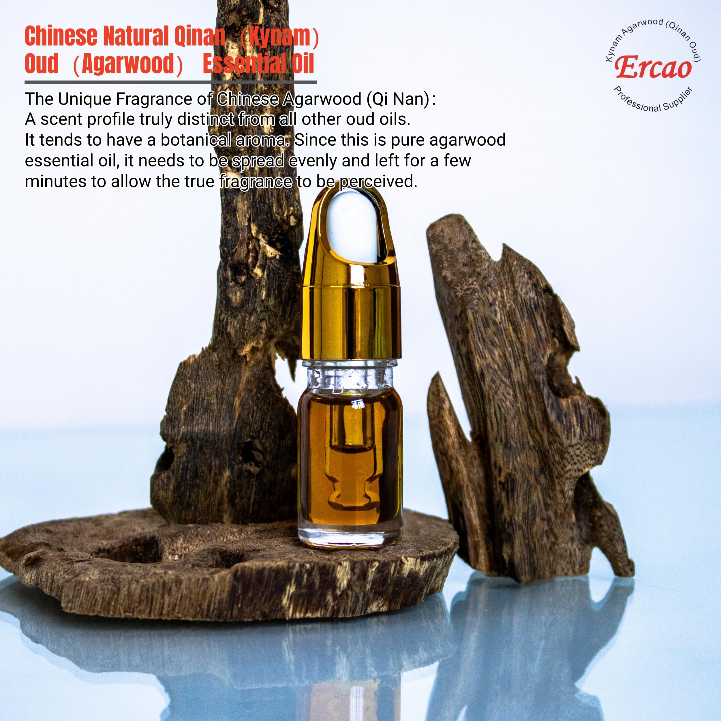 Ercao Oud difusor uso diario con fragancia rica.