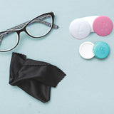 Tamaño compacto Erewa estuche lentes ideal para viajar y guardar.
