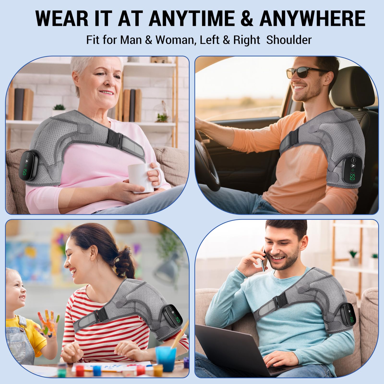 ERHIVORA Diseño ergonómico para hombro cómodo