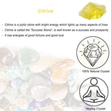 Erliway Citrino cristal crudo para uso en tallado DIY y proyectos artesanales.