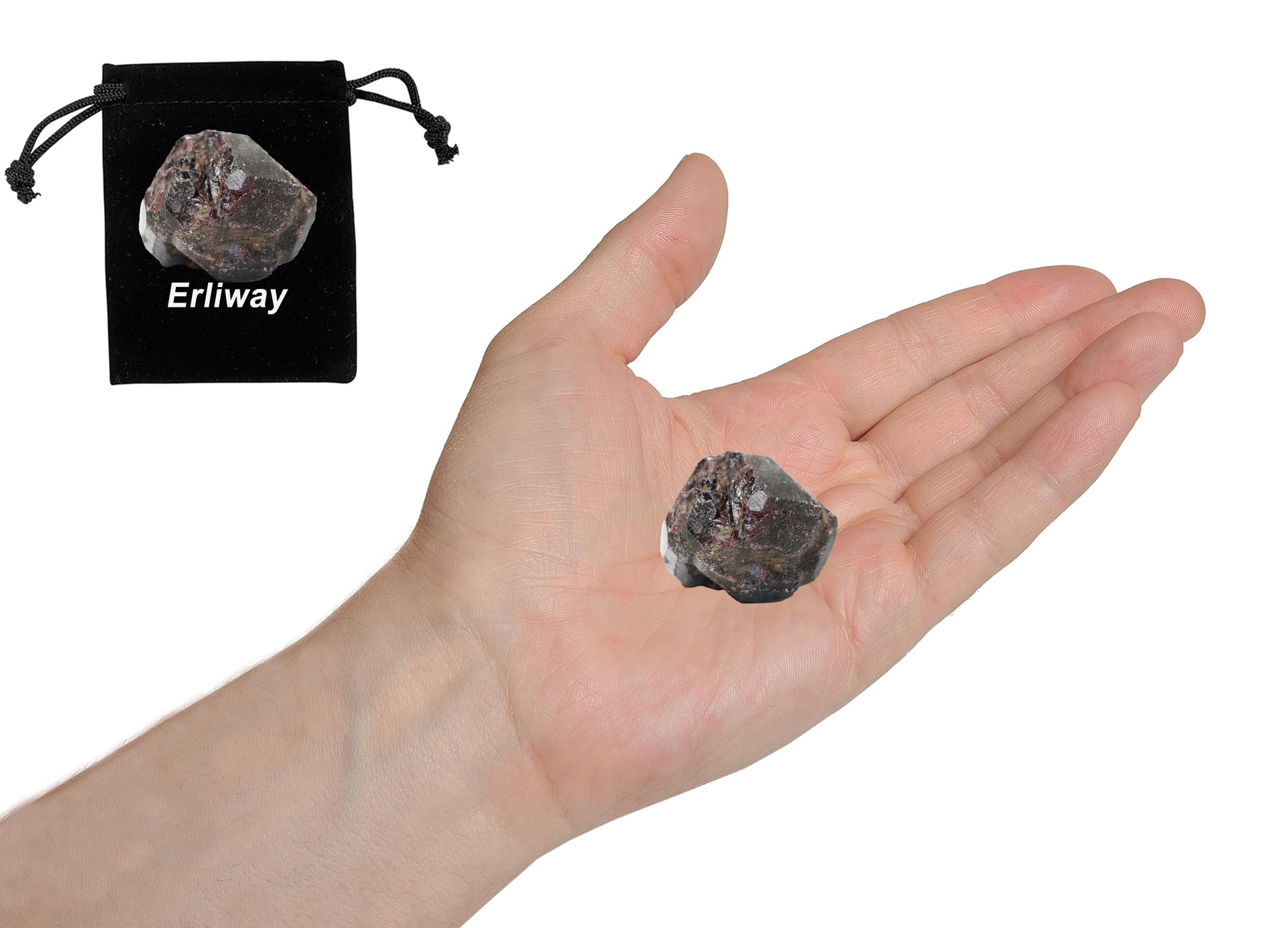 Erliway Garnet para rituales Wicca o Reiki con energía serena.