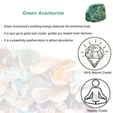 Erliway aventurina verde roca para fuentes decorativas