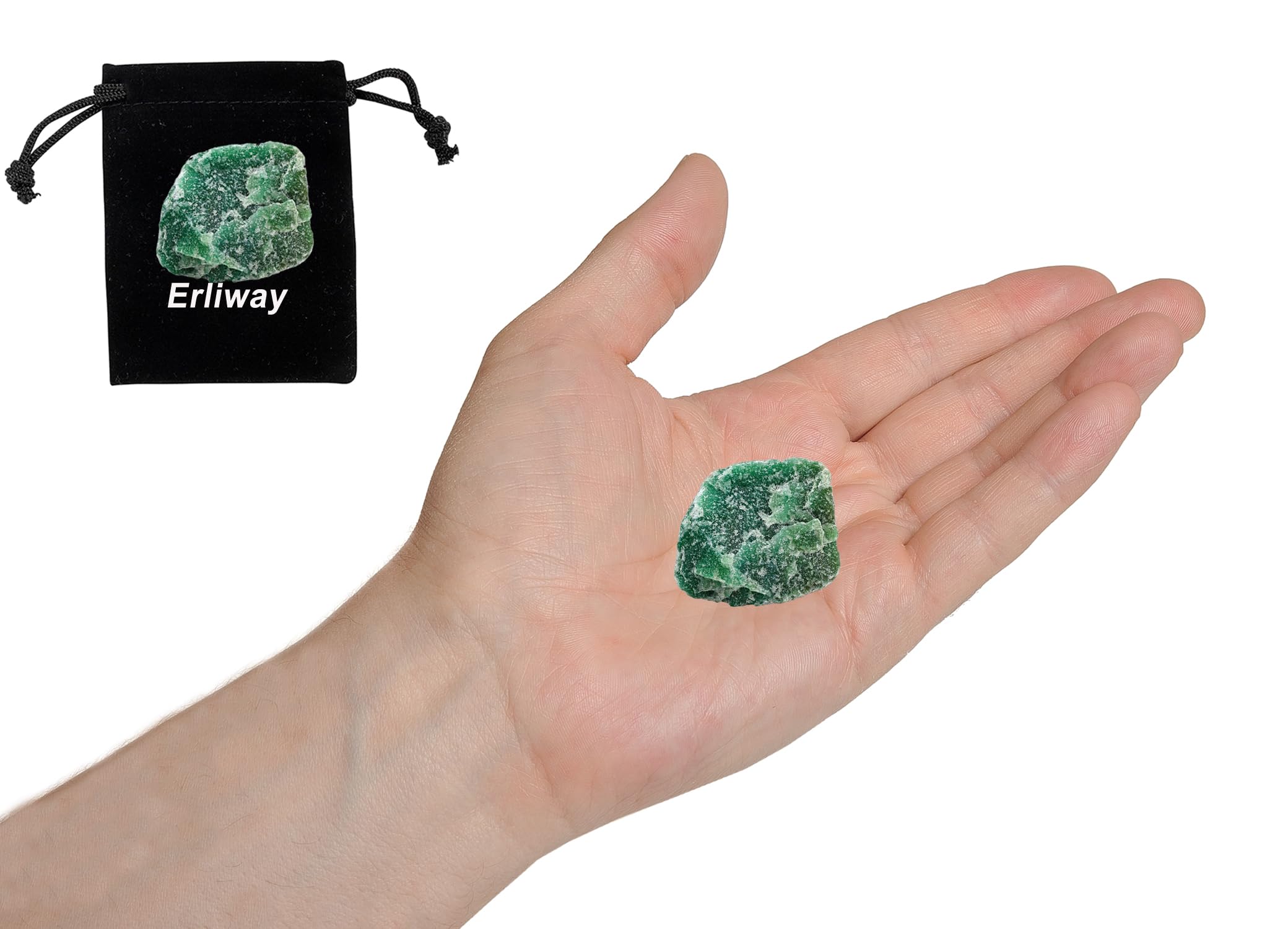 Erliway aventurina verde para envolver alambre y joyería