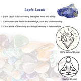 Erliway lapislázuli piedra para decoración de hogar y talismanes