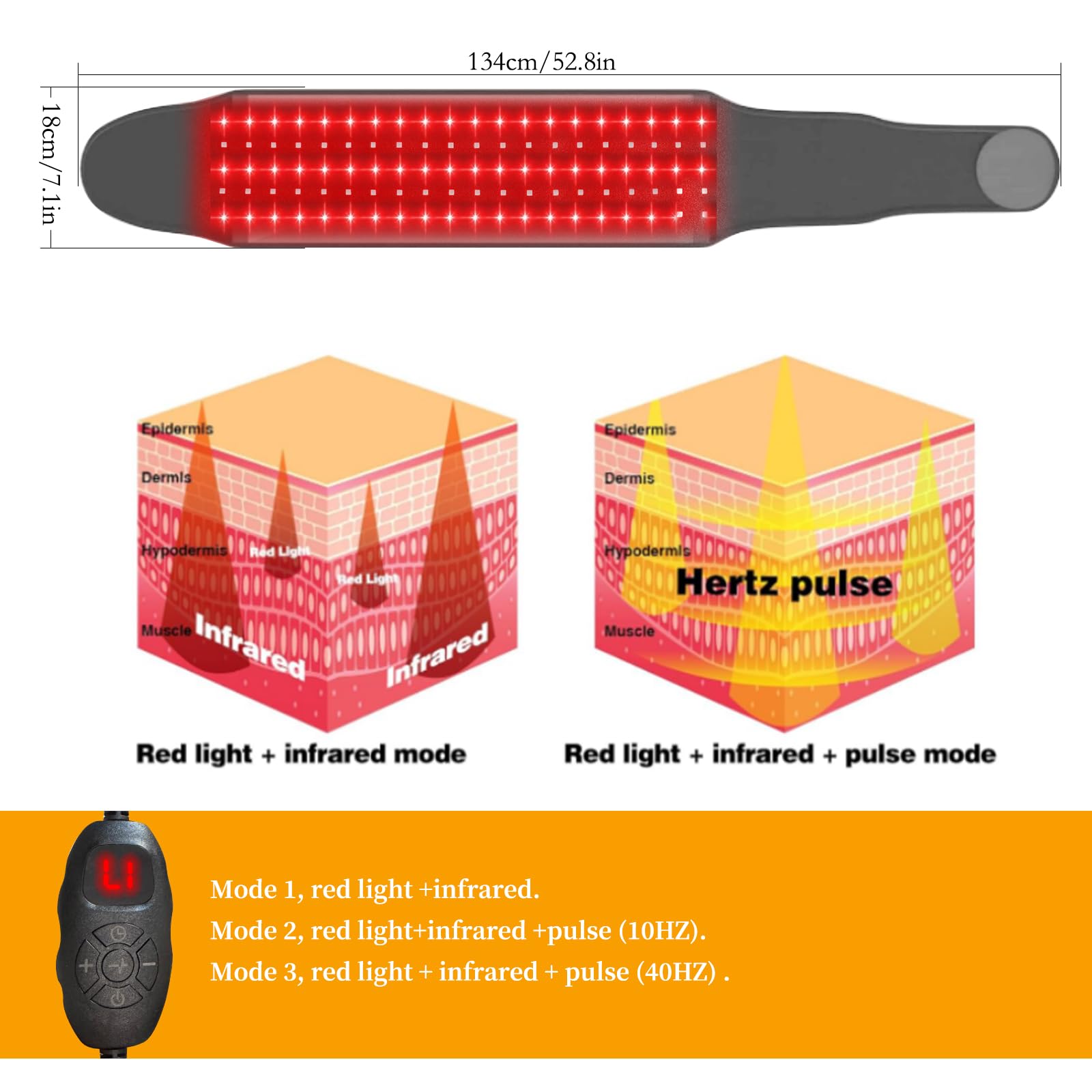 Esbaybulbs uso-cinturon-piernas-espalda, ideal para sesiones en casa.