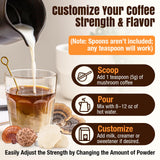 Esowbe Café de Hongos, ingredientes orgánicos para energía diaria.