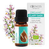 Essences Bulgaria aceite esencial Salvia sclarea, frasco 10 ml para aromaterapia