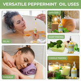 Essencetics Menta, aplicación roll-on para uso rápido y refrescante en cualquier momento para el cuidado de la piel.