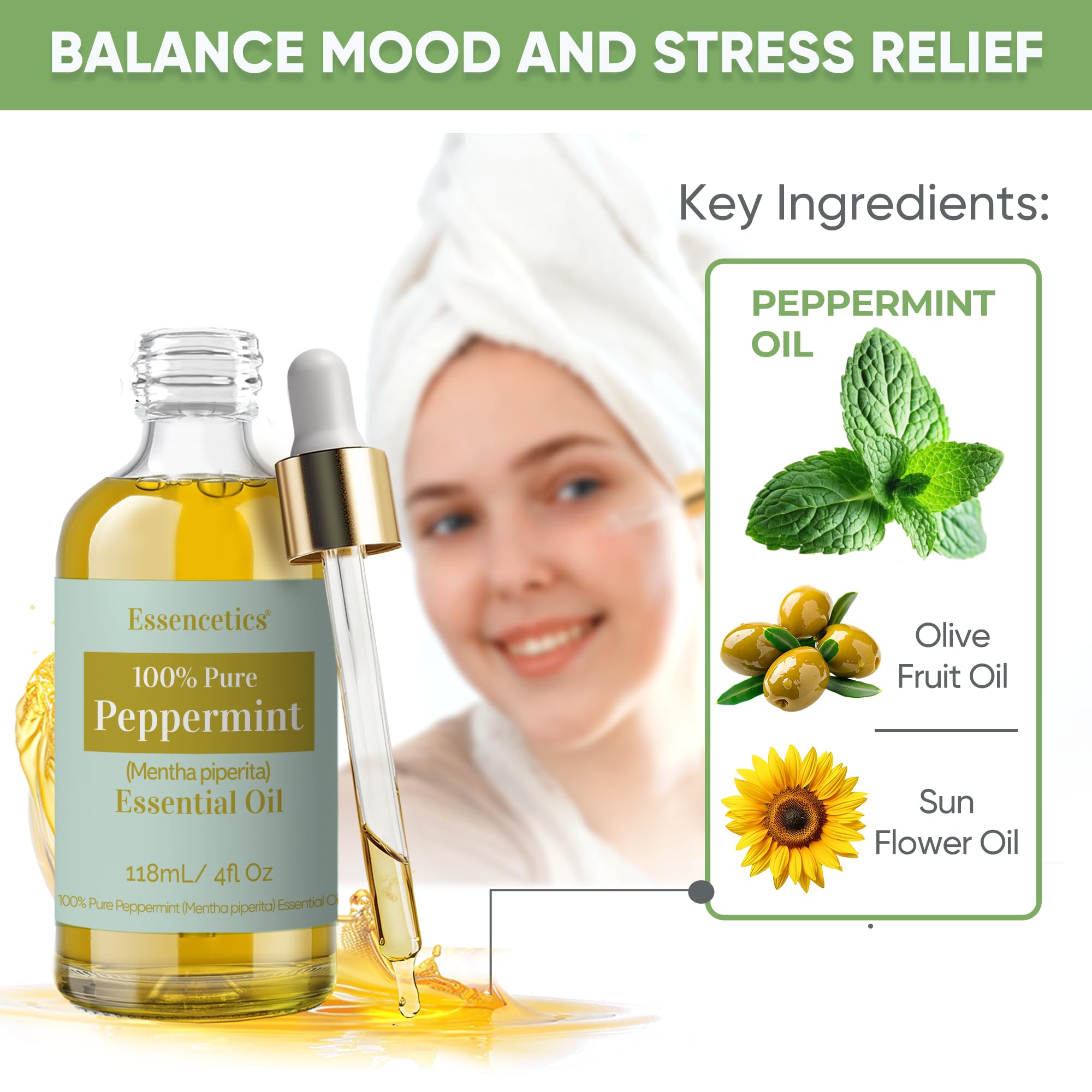 Essencetics Menta, difusor para aromatizar espacios con un toque fresco y vigorizante.