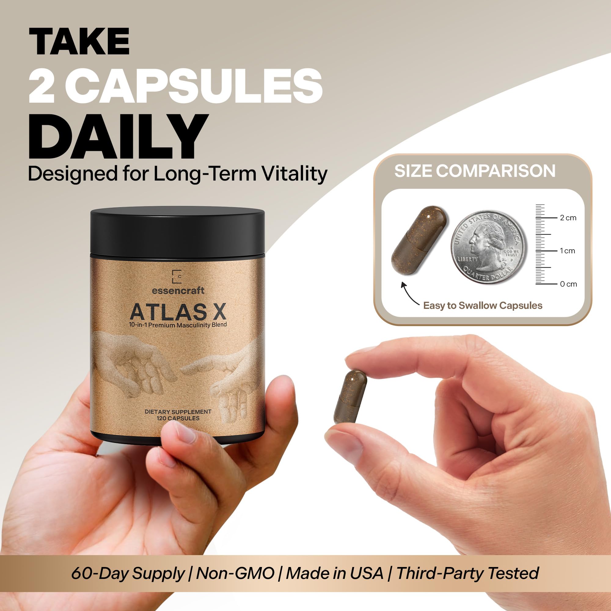 Atlas X, uso diario recomendado para energía durante entrenamientos y tareas.