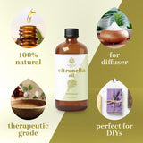 Essential Delights citronella: aceite para velas, perfuma espacios de forma natural.