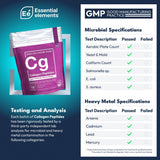 Essential Elements colágeno hidrolizado con péptidos tipo I y III.