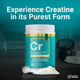 Essential Elements Creatina Monohidrato Micronizada, perfecta para entrenamientos de fuerza.