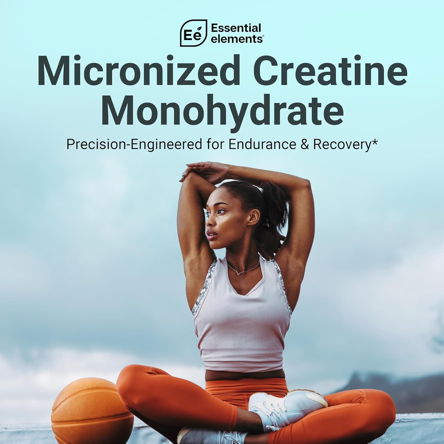 Essential Elements Creatina Monohidrato Micronizada, potencia diaria para entrenamientos constantes.