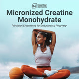 Essential Elements Creatina Monohidrato Micronizada, potencia diaria para entrenamientos constantes.