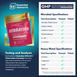 Essential Elements: sabor sandía pepino para refrescar durante entrenamientos.