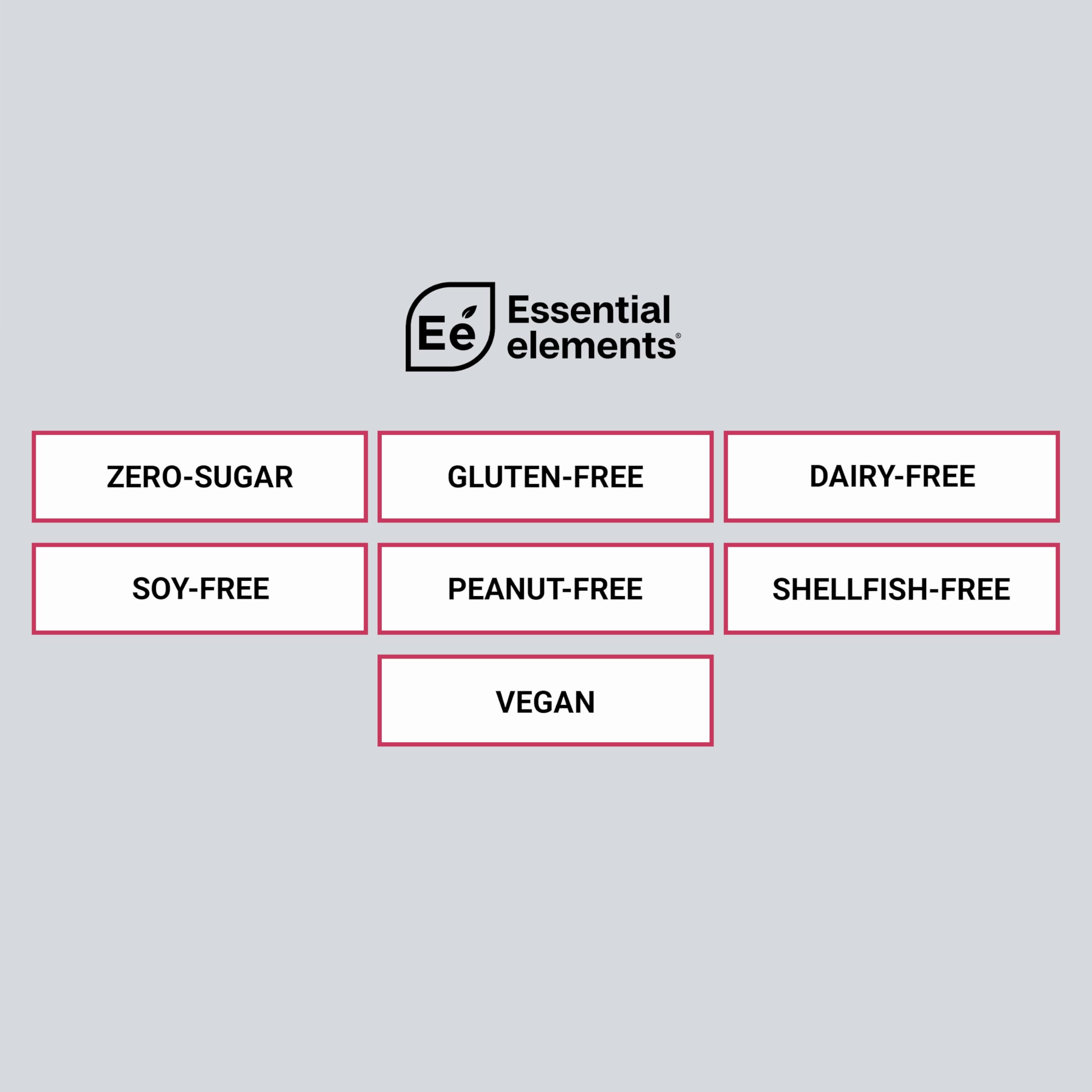 Essential Elements: variedad de sabores para descubrir tu favorito.