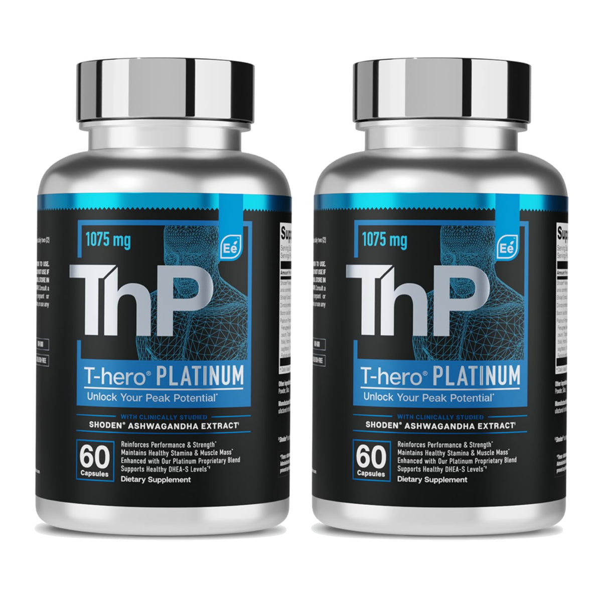 Essential Elements T-Hero Platinum, botella de cápsulas para energía diaria