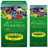 Dr. Ohhira's Probiotics: botella de cápsulas para uso diario.