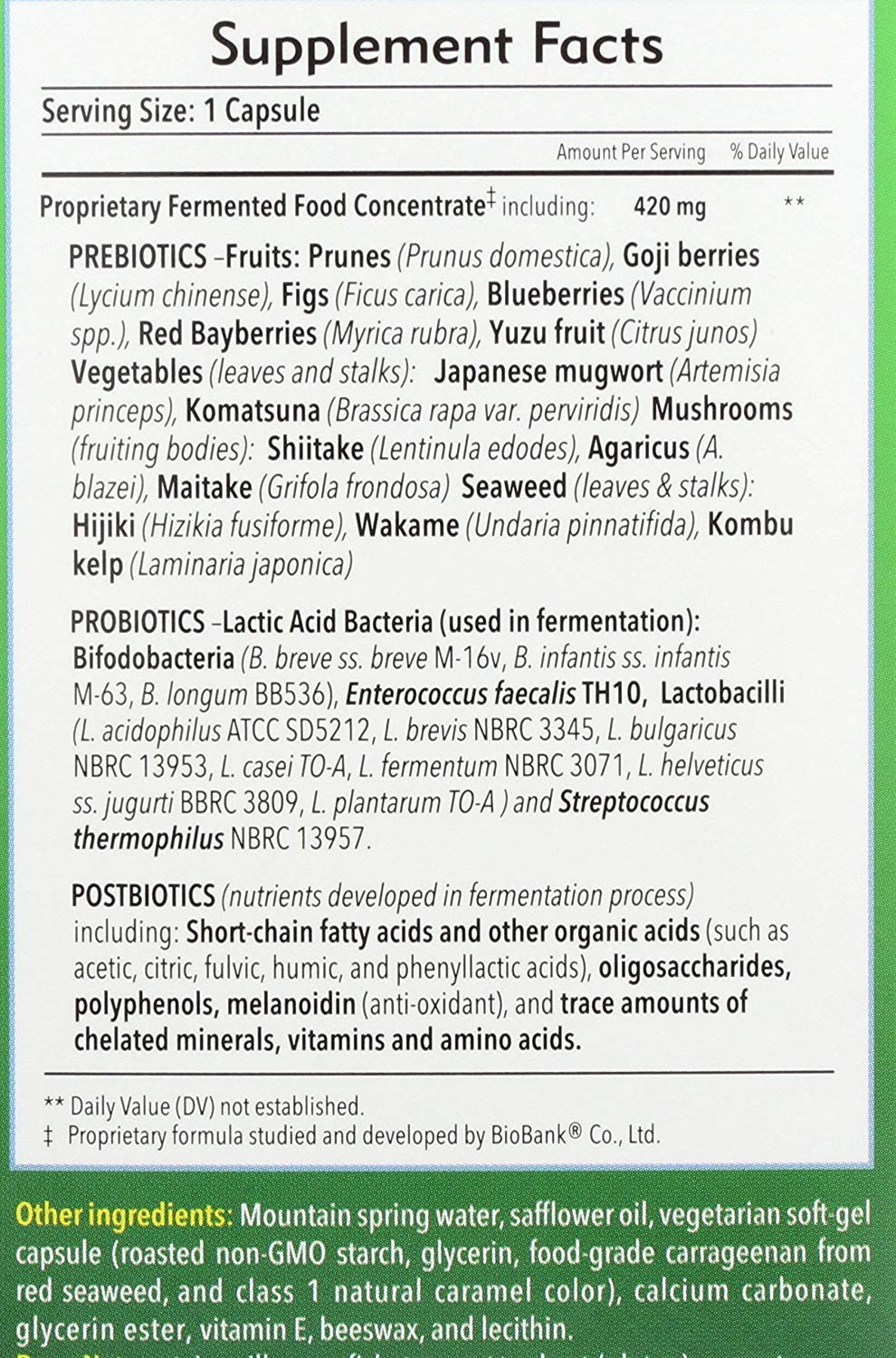 Dr. Ohhira's Probiotics: cápsulas diarias para apoyo digestivo diario.