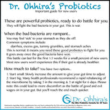 Dr. Ohhira's Probiotics: paquete de viaje para llevarlo contigo.