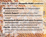 Essential Formulas Propóleo Plus: aceite de linaza para omega-3.