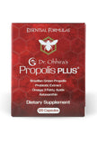 Essential Formulas Propóleo Plus: botella de cápsulas para apoyo inmunitario diario.